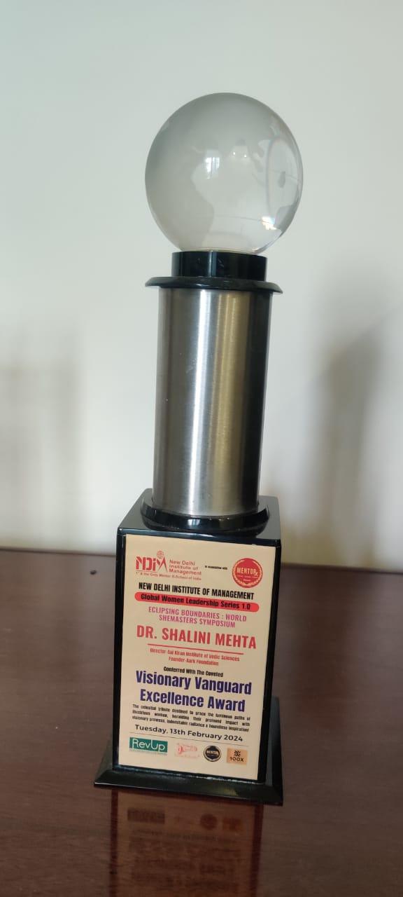 Dr Shalini Mehta Awards and Recognitions